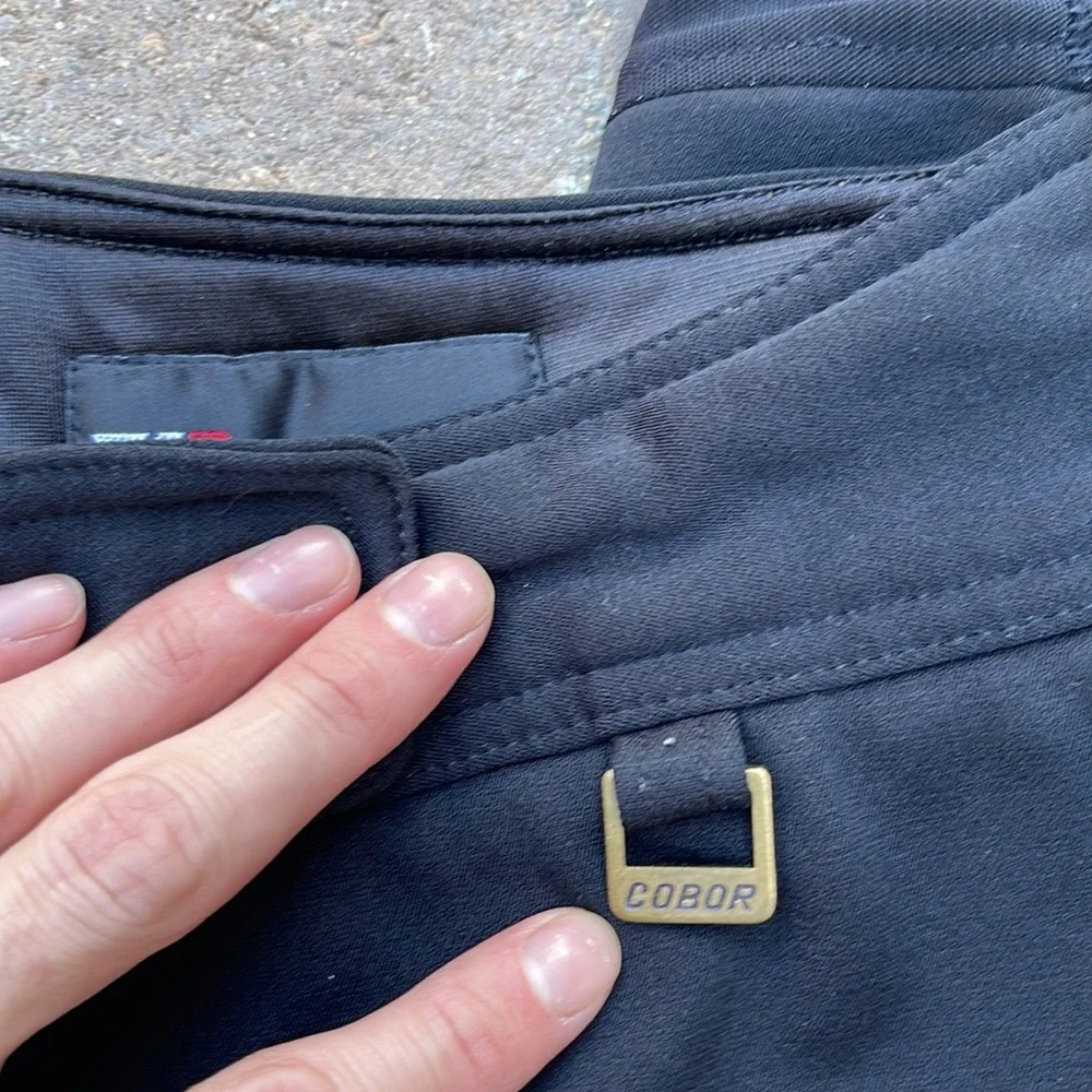 Cobor vintage black stirrup ski pants - Picture 2 of 5